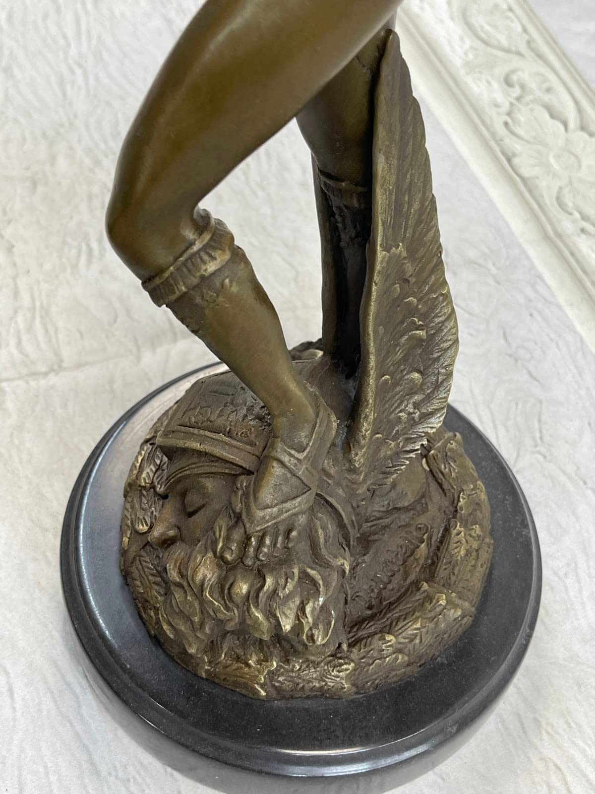 Statue of David by Donatello - 100% Solid Bronze Sculpture for Home & Office Decor | Renaissance Art, Italian Masterpiece, Elegant Gift for Art Lovers