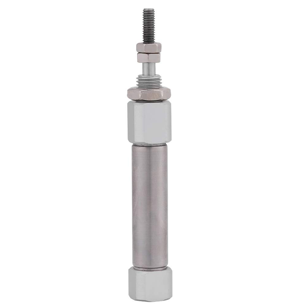 Premium Stainless Steel Mini Air Cylinder - 15mm/0.6inch Industrial Pneumatic Cylinder for Automation, Robotics & Manufacturing Equipment