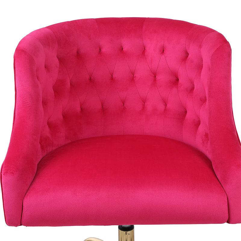 Penelope Velvet Tufted Office Chair - Ergonomic Executive Desk Chair with Lumbar Support - Perfect for Home Office, Gaming & Workspace Comfort