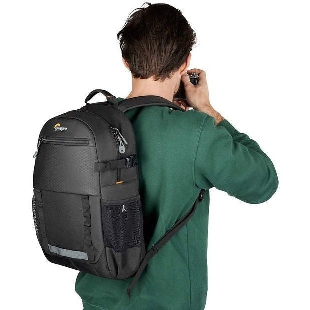 Lowepro Adventura Backpack 150 III Black Green Line Camera Bag - Waterproof DSLR/SLR Backpack for Travel & Outdoor Photography