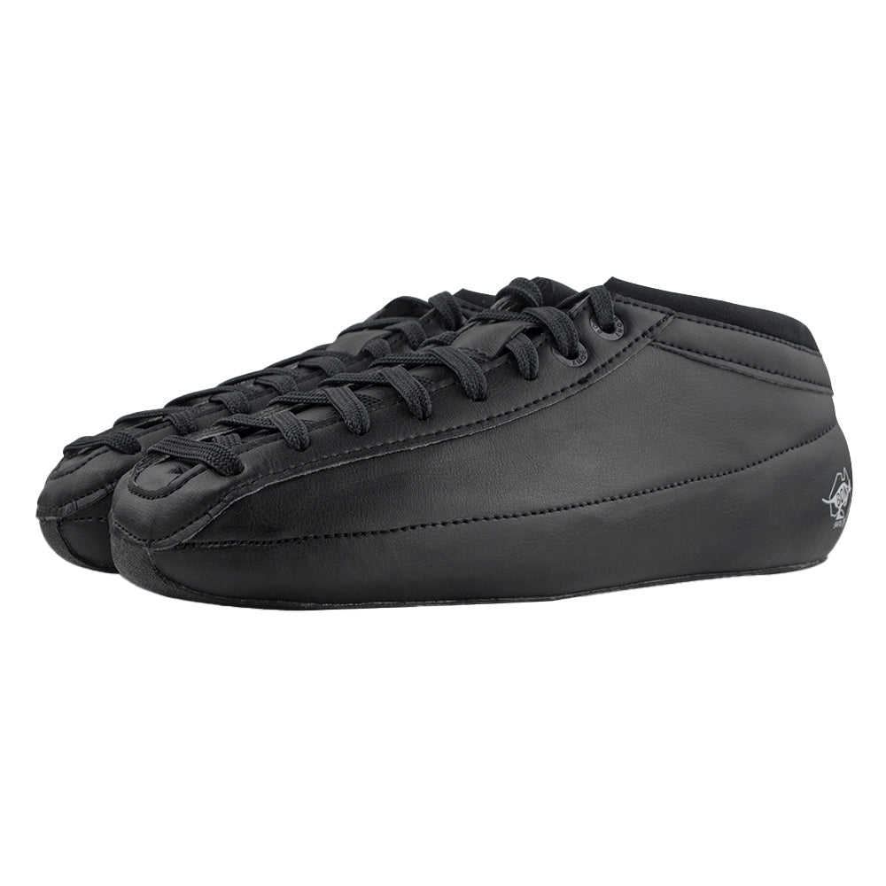 Bont Quad Racer Microfiber Black Speed Skating Boots for Men & Women - Professional Inline & Roller Derby Skating Shoes
