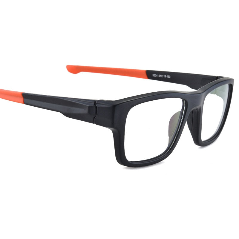 Bclear TR 90 Titanium Full Rim Sports Eyeglasses for Men - Lightweight & Durable Frame (Model ZT9224) - Perfect for Running, Cycling & Outdoor Activities
