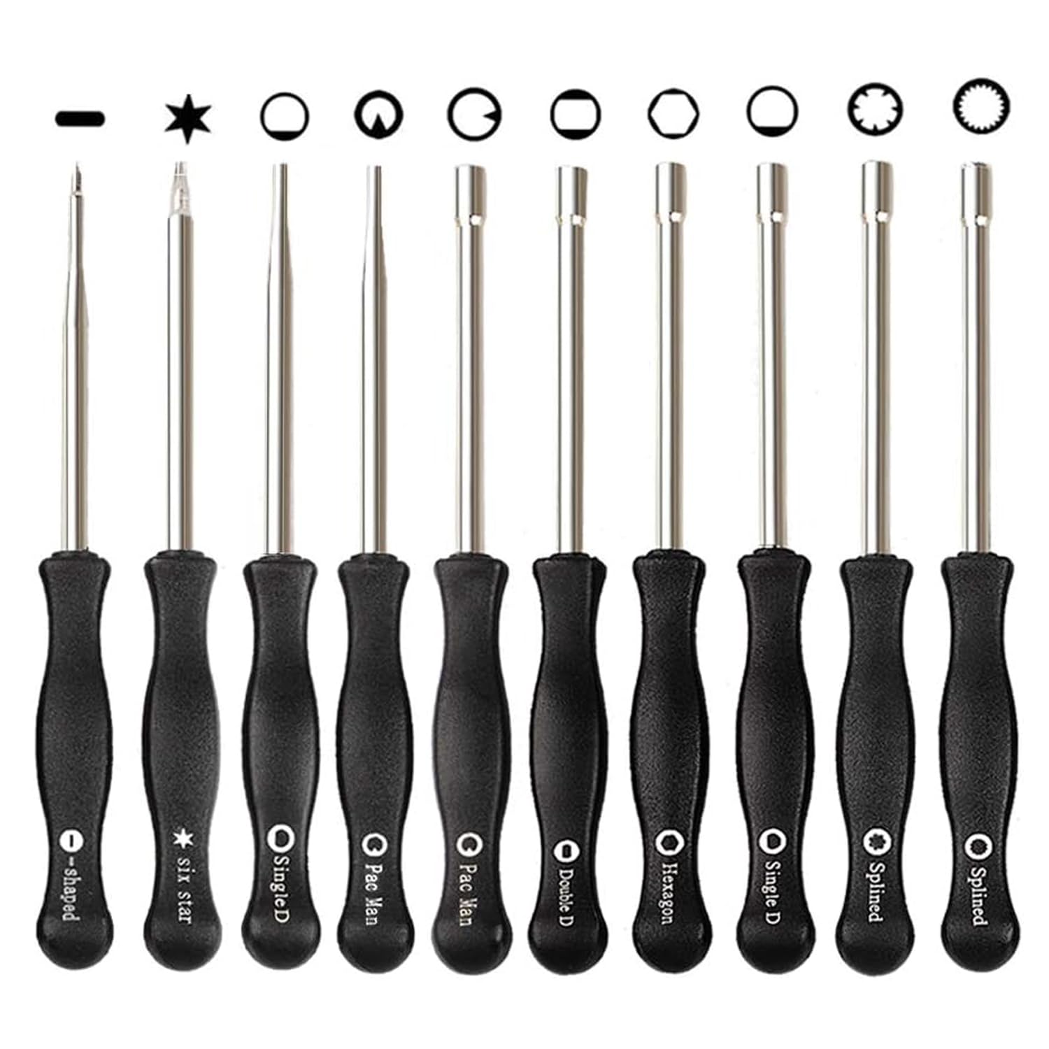 10-Piece Carburetor Adjustment Tool Kit for 2-Cycle Small Engines - Compatible with Echo, STIHL, Poulan, Husqvarna, MTD, Ryobi & Homelite - Perfect for Trimmer, Weed Eater & Chainsaw Tuning & Maintenance