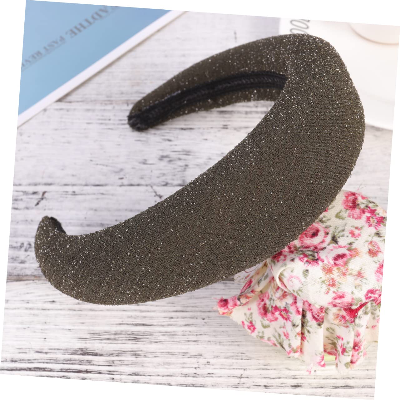 FRCOLOR 2-Pack Women's Fashion Hair Accessories Set - Elegant Leather & Cloth Headbands for Girls & Women | Perfect for Weddings, Parties & Everyday Styling