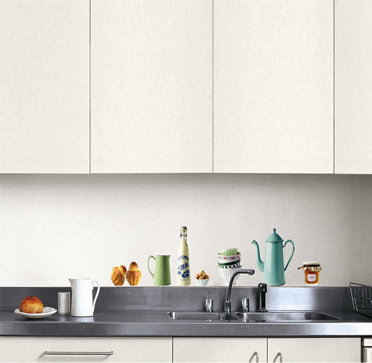 Waterproof Breakfast Stickers for Home - HOSE1830 Decorative Vinyl Stickers for Kitchen, Dining Room & Kids' Play Area