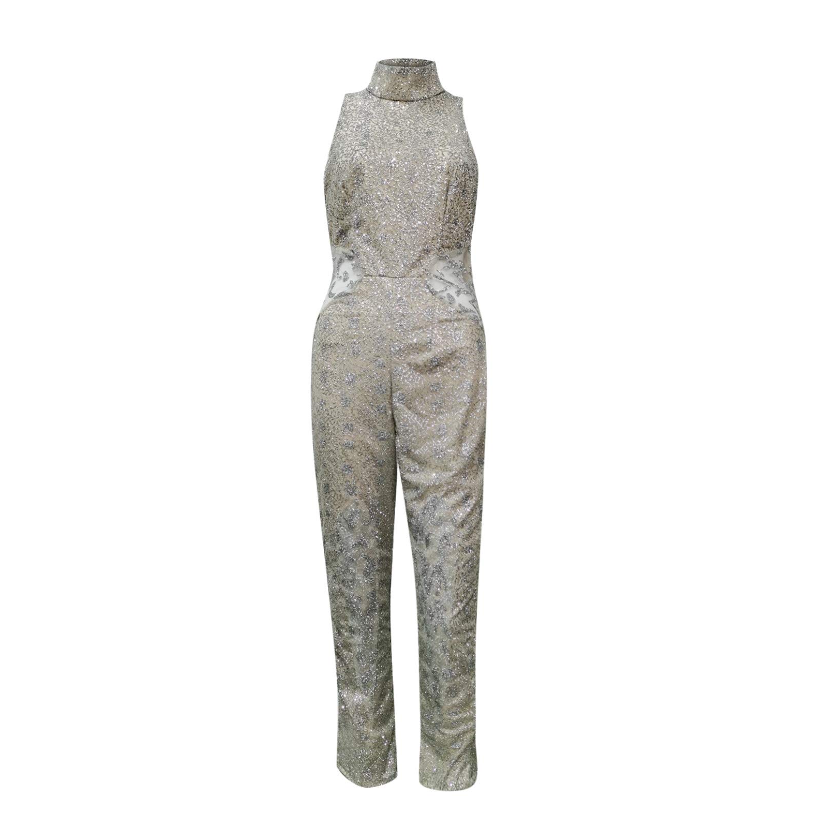 Stylish Polyester Jumpsuit for Women - Bodycon Romper with Comfortable Fit | Perfect for Lounge Wear, Casual Outings & Home Relaxation