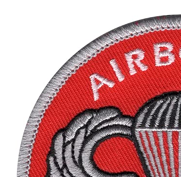 Army Airborne All The Way Patch - Military Morale Badge for Uniforms, Hats & Backpacks - Perfect for Veterans, Airborne Soldiers & Military Enthusiasts