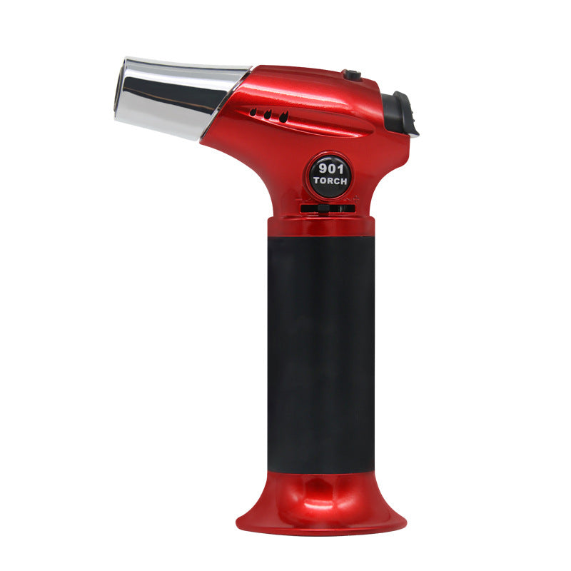 GF 901 Windproof Butane Torch Lighter for Shisha, Hookah, Cigar & Dab - Refillable Pocket Lighter for Outdoor Cooking, Camping & BBQ