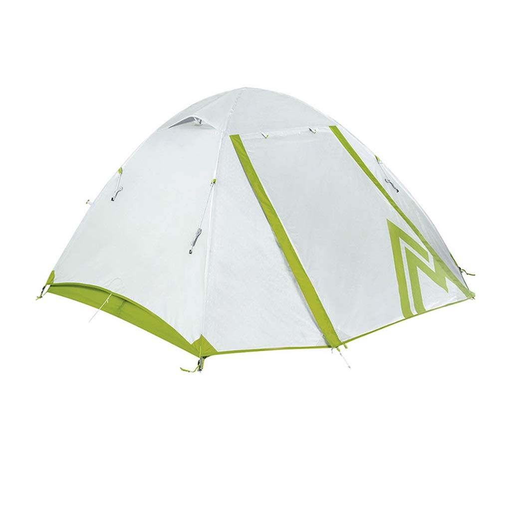 Ultralight 2-3 Person Camping Tent - Easy Setup, Double Layer Waterproof 3 Season Tent for Hiking, Backpacking & Outdoor Adventures (Green, 3 Person) - Perfect for Family Camping, Beach Trips & Music Festivals