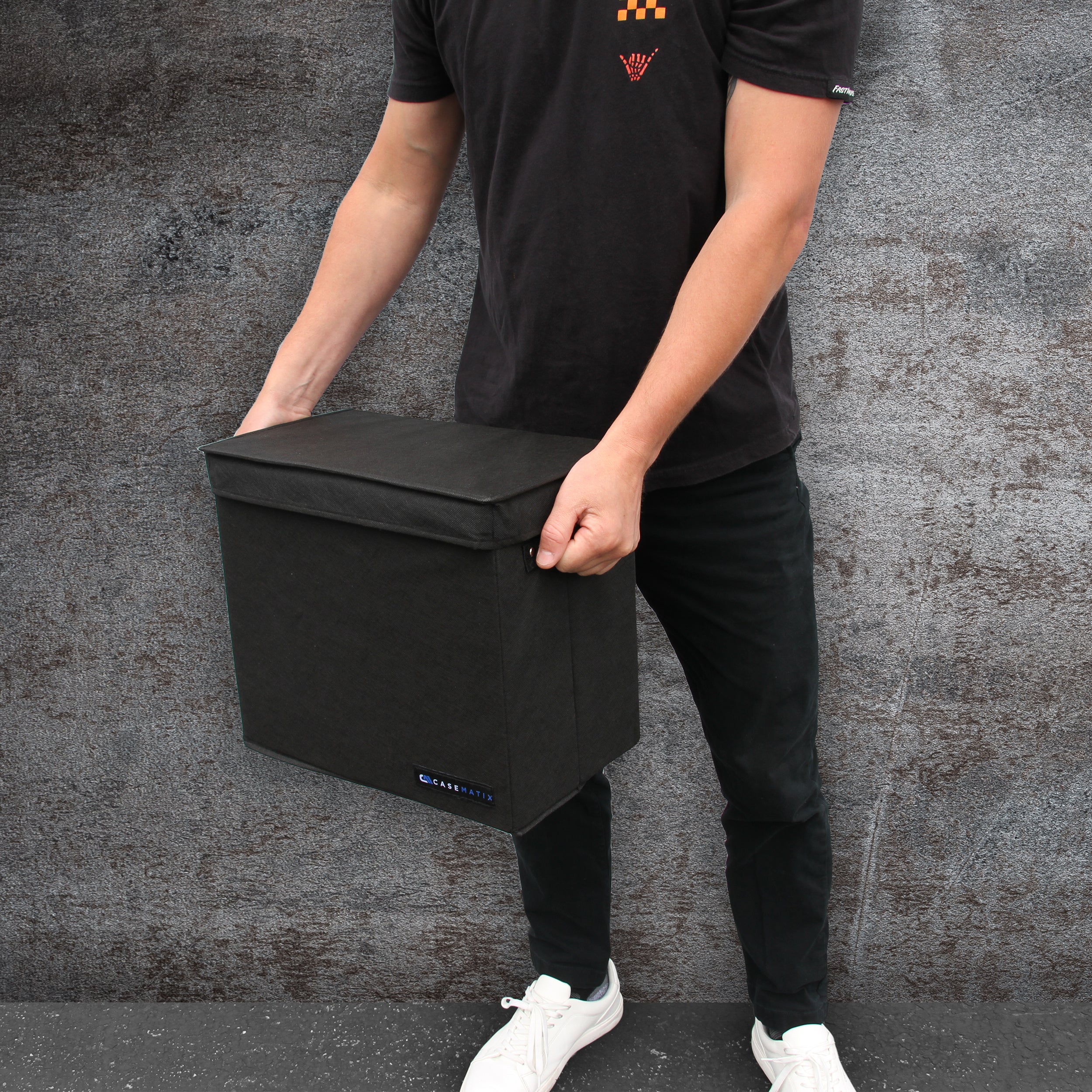 CASEMATIX Graded Comic Book Storage Case - Holds 28 CGC Graded Comics, Lightweight Comic Bin with 3 Partitions (2 Pack) - Perfect for Comic Collectors & Convention Storage