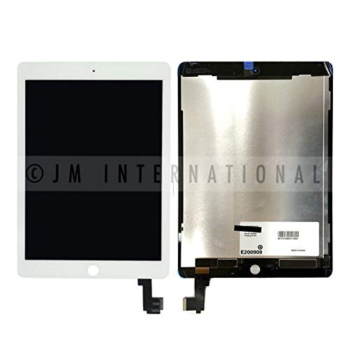iPad Air 2 LCD Display Touch Screen Digitizer Assembly Replacement for iPad Air 2nd Gen A1566 A1567 - White | High-Quality Screen Repair Kit for Home & Office Use