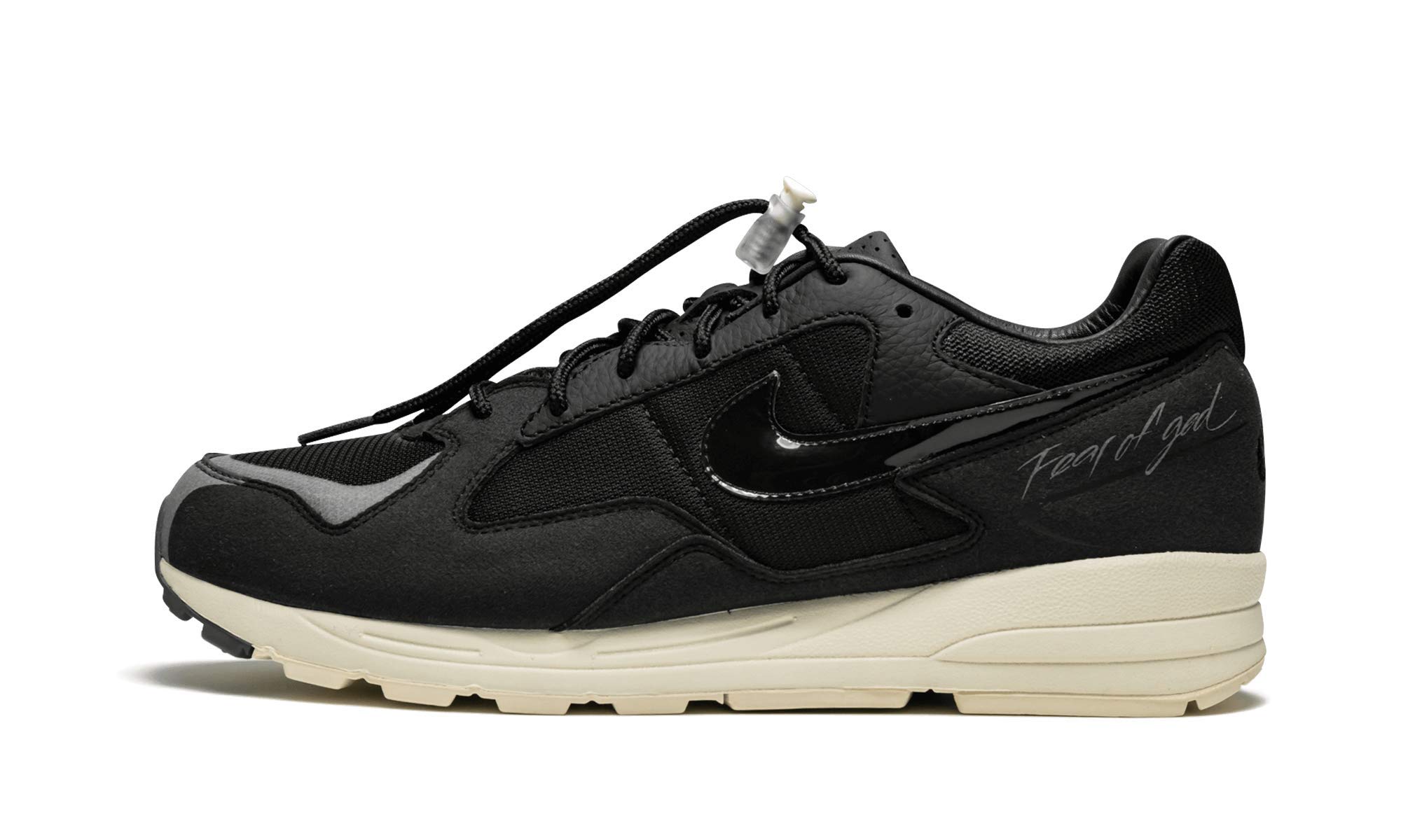 Nike Air Skylon 2 Sneakers - Black/Sail-Fossil Colorway - Men's Size 6 | Retro Running Shoes for Casual Wear, Gym & Street Style Fashion