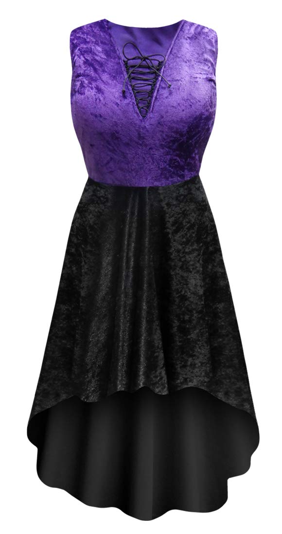 Sanctuarie Designs Saloon Dancer Plus Size Halloween Costume Dress for Women - Vintage Western Cowgirl Outfit for Halloween Parties, Cosplay & Theme Events