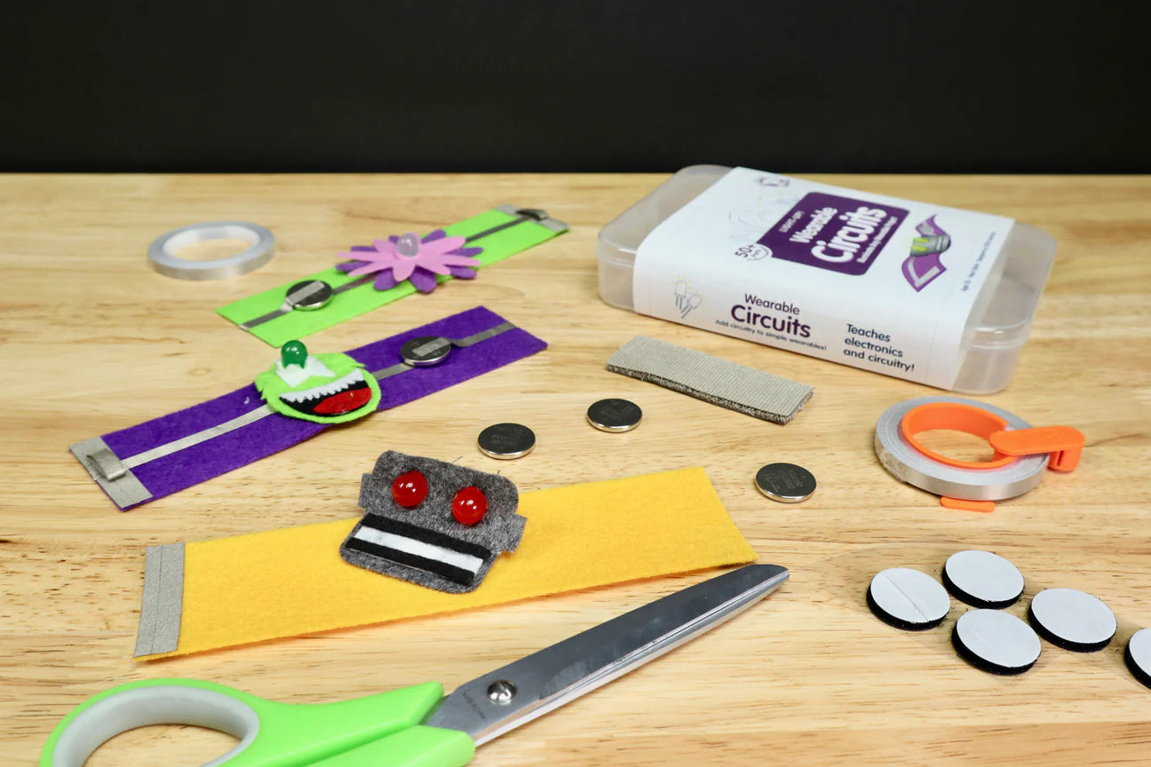 Wearable Circuits Standard Kit - DIY Electronics for Beginners | STEM Learning & Fashion Tech Projects