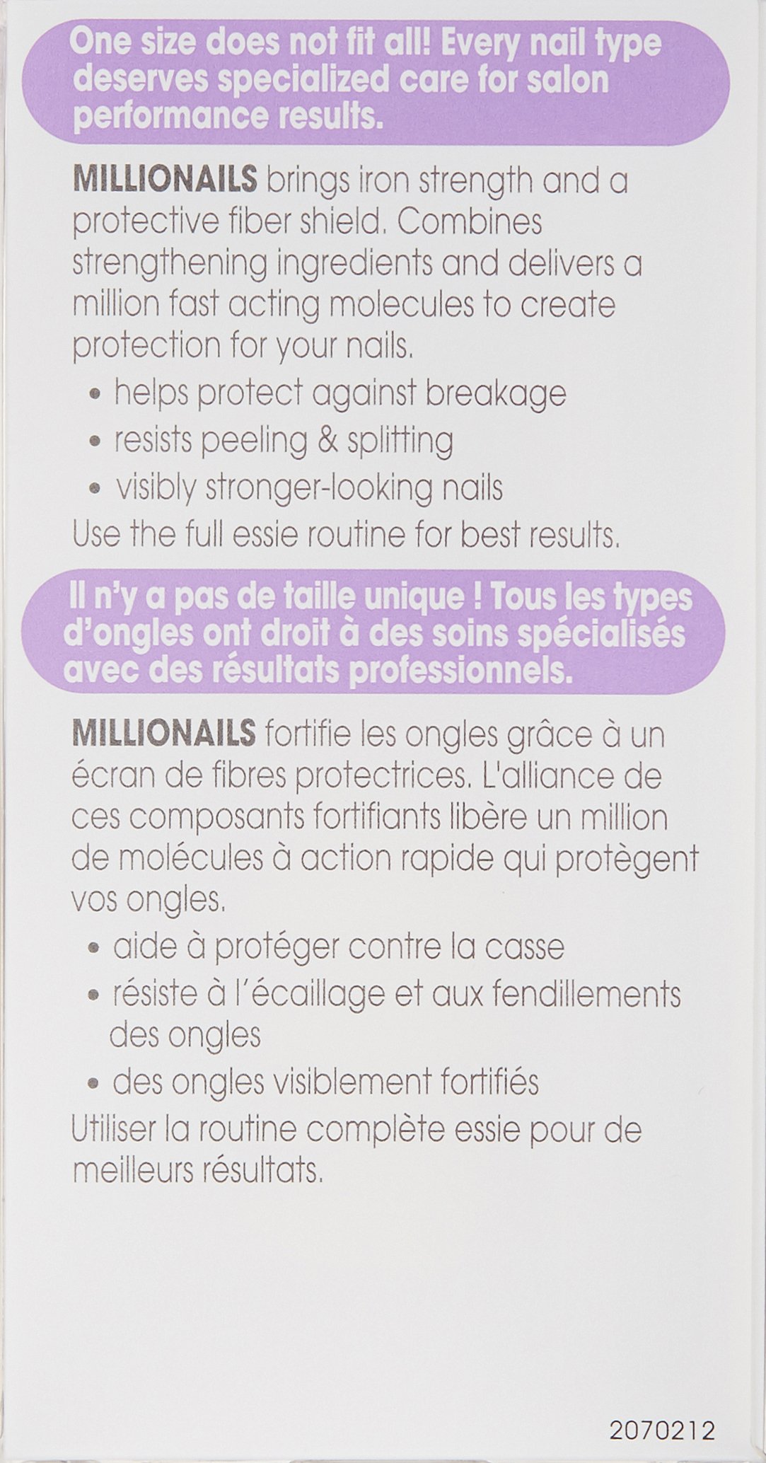 Essie Base Coat Nail Polish - Millionails Nail Treatment with Fiber Shield & Iron Strength (0.46 Fl Oz) | Strengthens & Protects Nails | Perfect for Manicures, Nail Care Routine & At-Home Nail Treatments