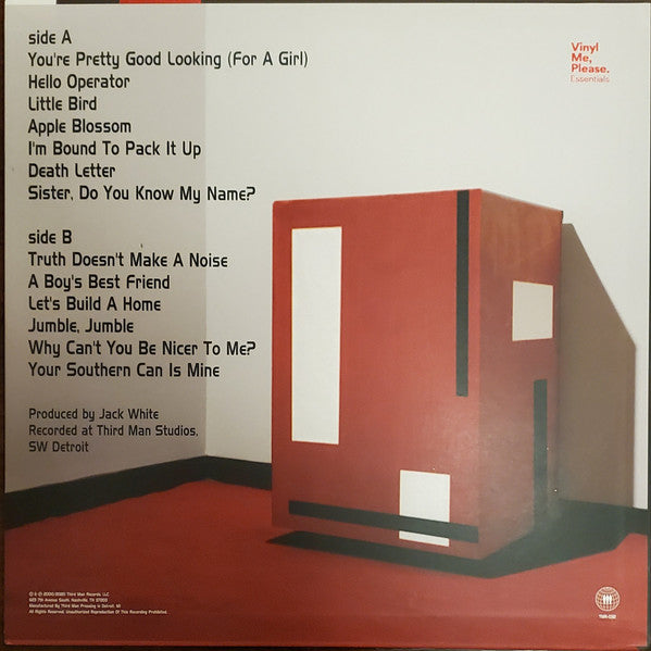 The White Stripes - De Stijl Vinyl LP Album (Limited Red Edition, Remastered, Near Mint Condition) - Perfect for Record Collectors & Music Enthusiasts