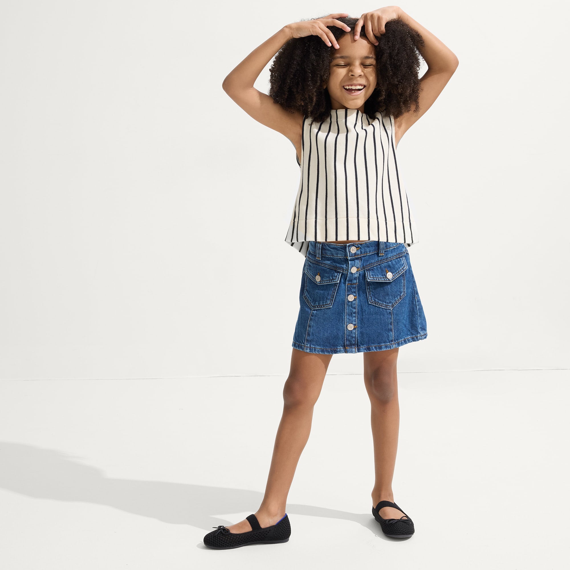 Black Mesh Kids Bow Mary Jane Shoes - Comfortable & Stylish Flats for Girls, Perfect for School, Parties & Special Occasions