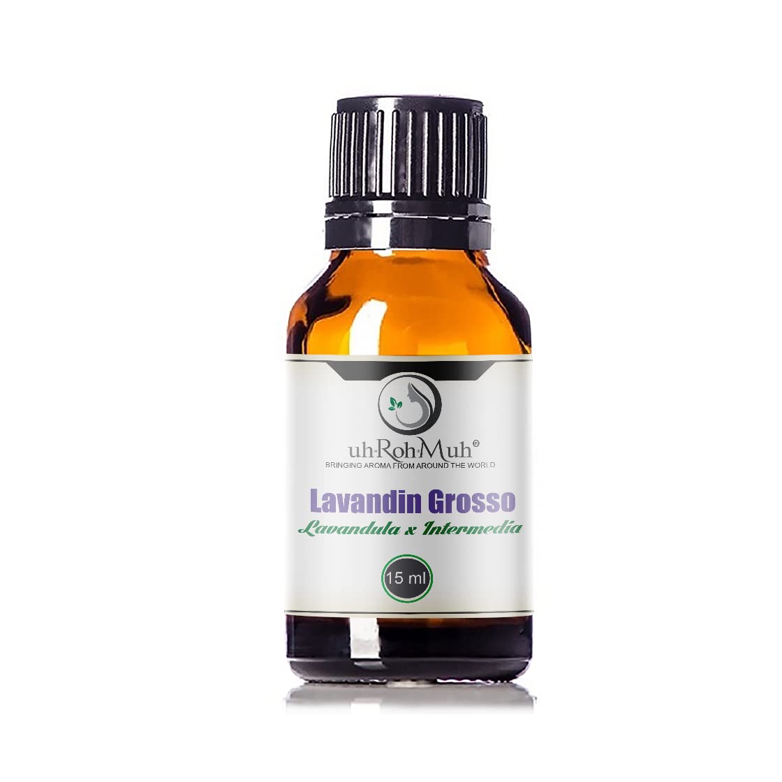Organic Lavandin Grosso Essential Oil - 100% Pure Natural Aromatherapy Oil for Diffusers, Massage & Cooking | Vegan, Cruelty-Free Lavender Blend | Relaxation, Stress Relief & Home Fragrance (5ml)