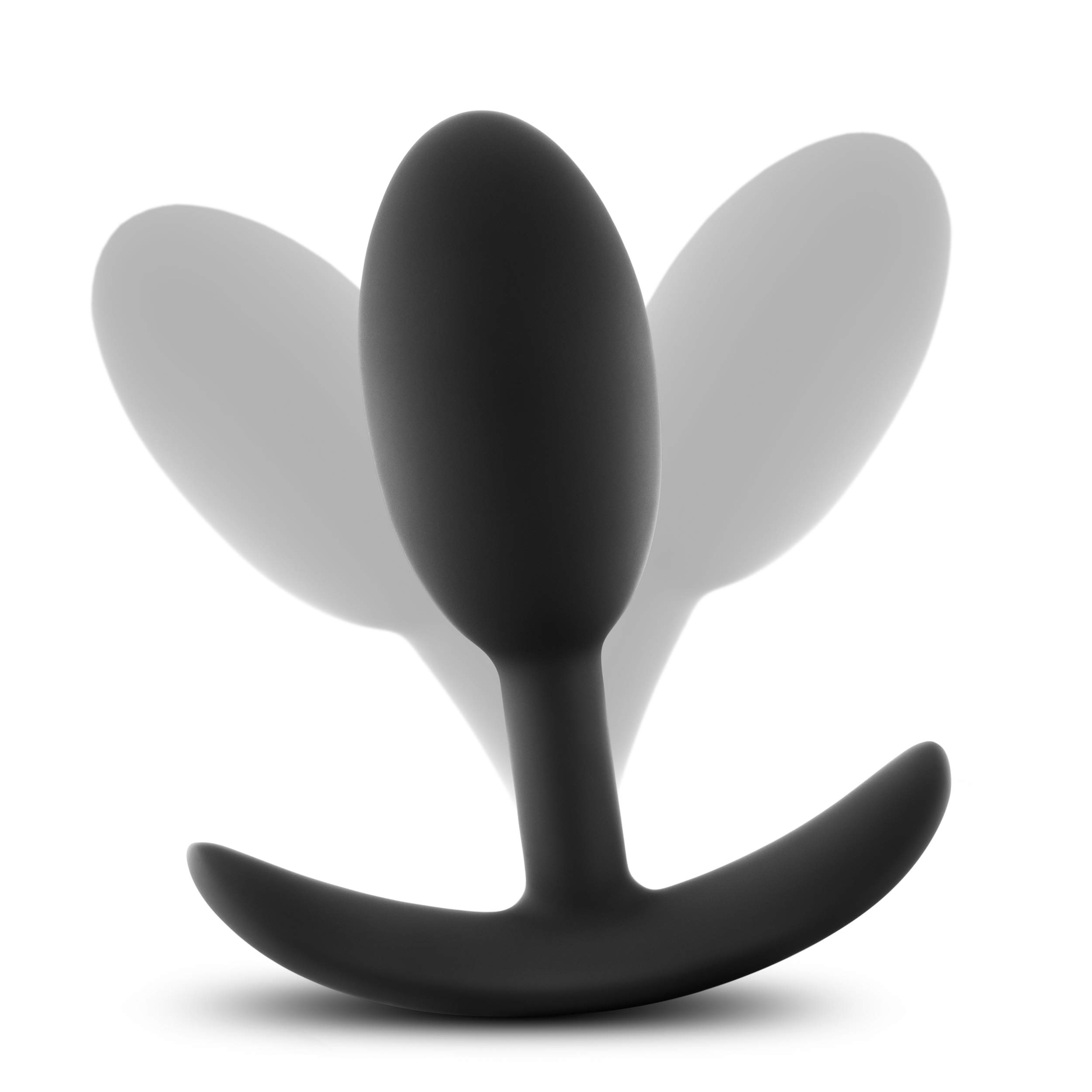 Blush Novelties Luxe Wearable Vibrating Slim Anal Plug – 4 Inch Medium Motion-Activated Silicone Butt Plug for Hands-Free Play – Prostate & G-Spot Stimulator for Men, Women & Couples – Body-Safe Black Sex Toy – Perfect for Solo Play, Couples Fun & Discreet Wear Under Clothing