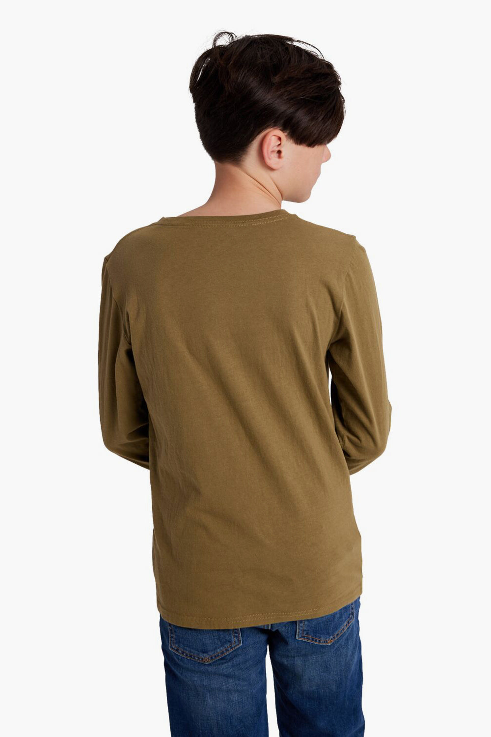 Burton Kids Elite Long Sleeve T-Shirt - Martini Olive | Comfortable & Durable Cotton Shirt for Boys & Girls | Perfect for School, Playdates & Outdoor Adventures