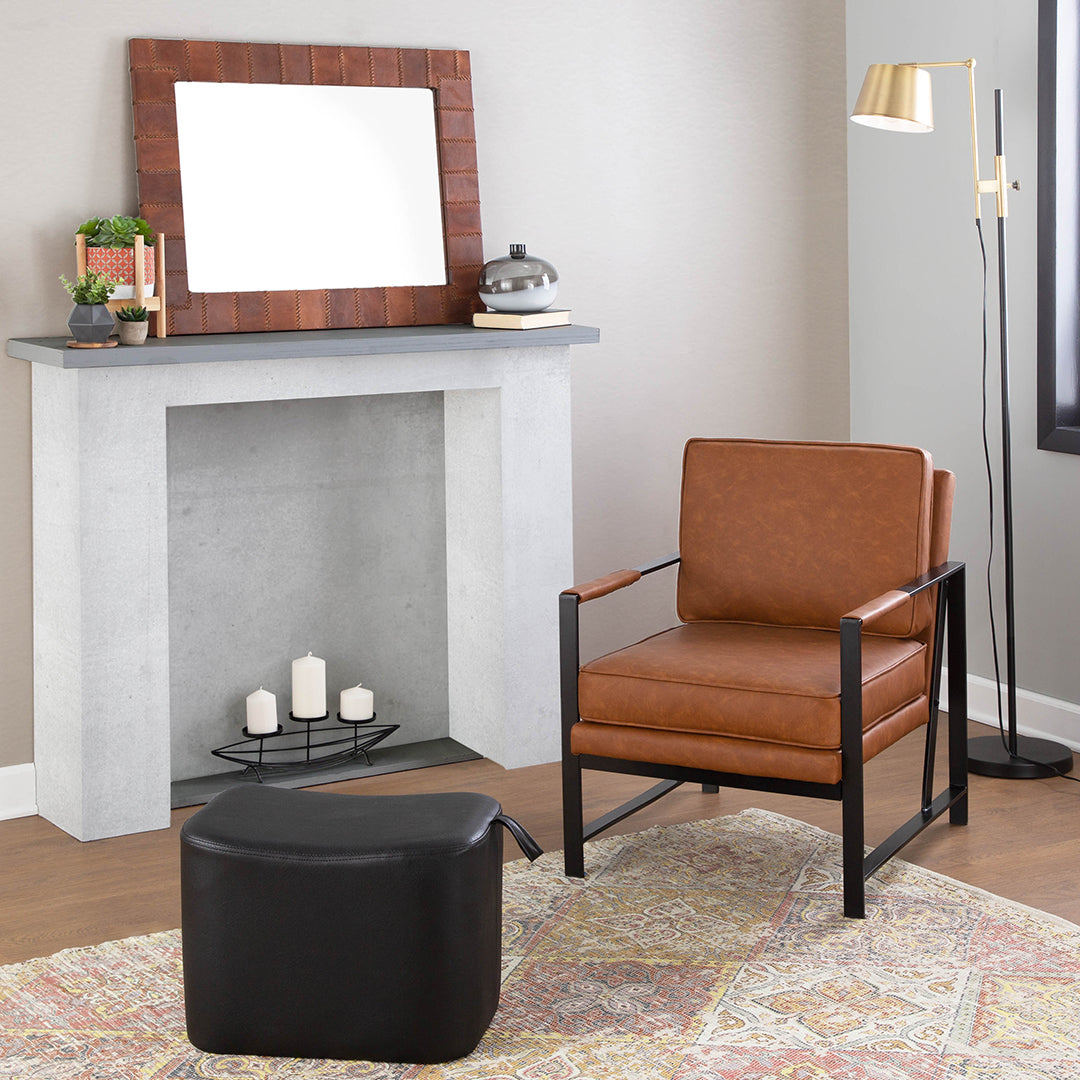 Franklin Arm Chair - Modern Comfortable Upholstered Lounge Chair for Living Room, Office, and Reading Nook - Perfect for Relaxing, Working, and Decorating Your Home