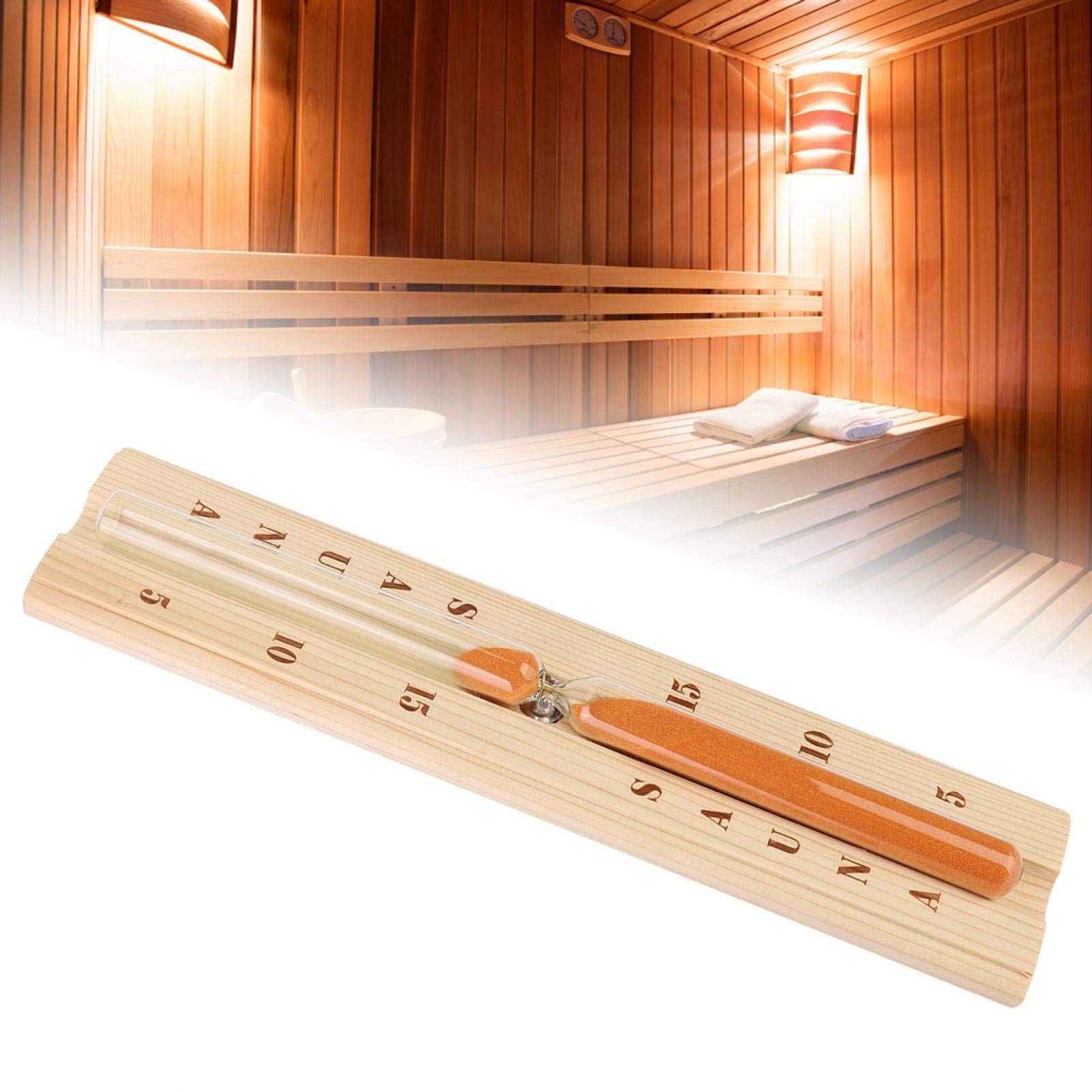 Sauna Timer & Clock - Accurate Heat Resistant Digital Timer for Exercise, Sauna Sessions, Teeth Brushing & Relaxation - Perfect for Home Gym, Spa & Bathroom Use