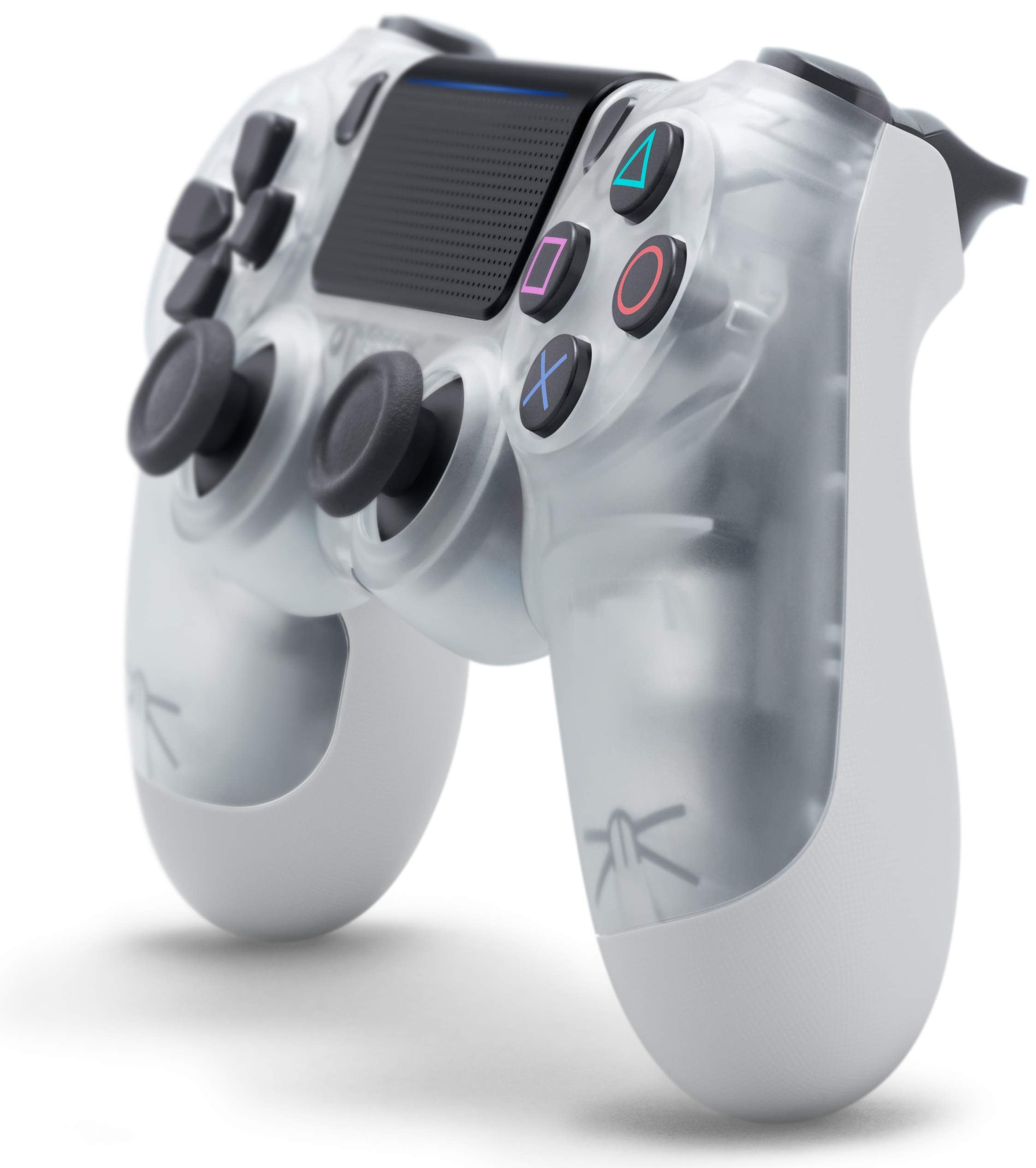 PlayStation 4 DualShock 4 Wireless Controller - Crystal White | Official PS4 Gamepad with Bluetooth, Touchpad & Motion Sensors - Perfect for Gaming, Streaming & Remote Play
