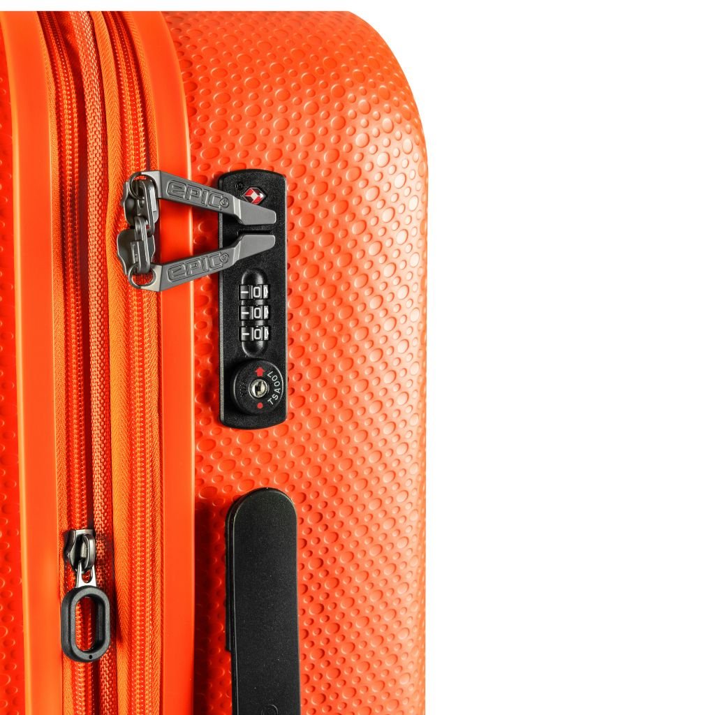 Epic GTO 5.0 29-Inch Large Expandable Suitcase with Wheels - Neon Orange | Lightweight Durable Luggage for Travel, Business Trips & Vacations