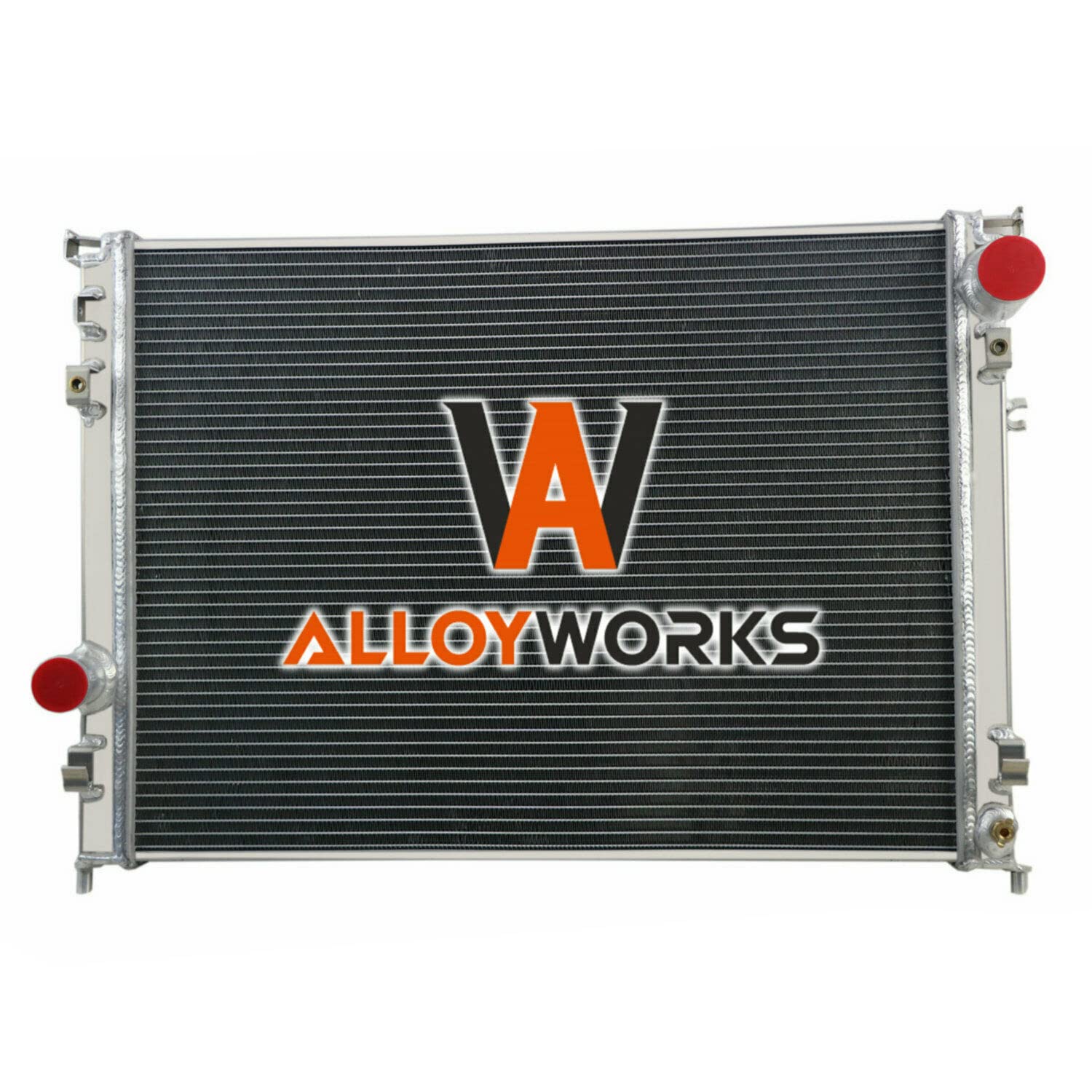 Alloyworks 2-Row Aluminum Radiator for 2005-2009 Dodge Charger/Magnum/Challenger & Chrysler 300 (V6/V8) - High-Performance Cooling Upgrade for Street Racing & Daily Driving