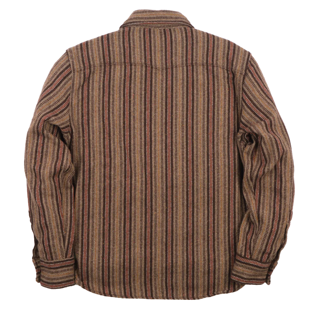Freenote Bodie Brown Stripe Shirt - Casual Button Down Shirt for Men | Perfect for Office, Date Night & Outdoor Adventures