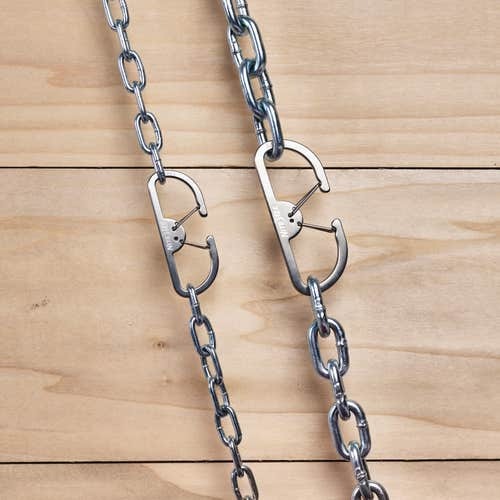 Durable B Series Dual Carabiner #3 - Heavy Duty Climbing Gear for Outdoor Adventures, Hiking, Camping & Rock Climbing