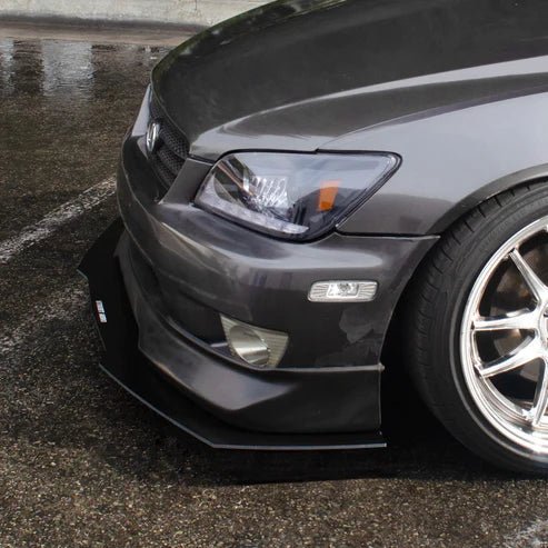 Greddy Style Front Lip Splitter for Lexus IS300 2001-2005 - Carbon Fiber Aero Body Kit - Aggressive Styling Upgrade for Street & Track Performance