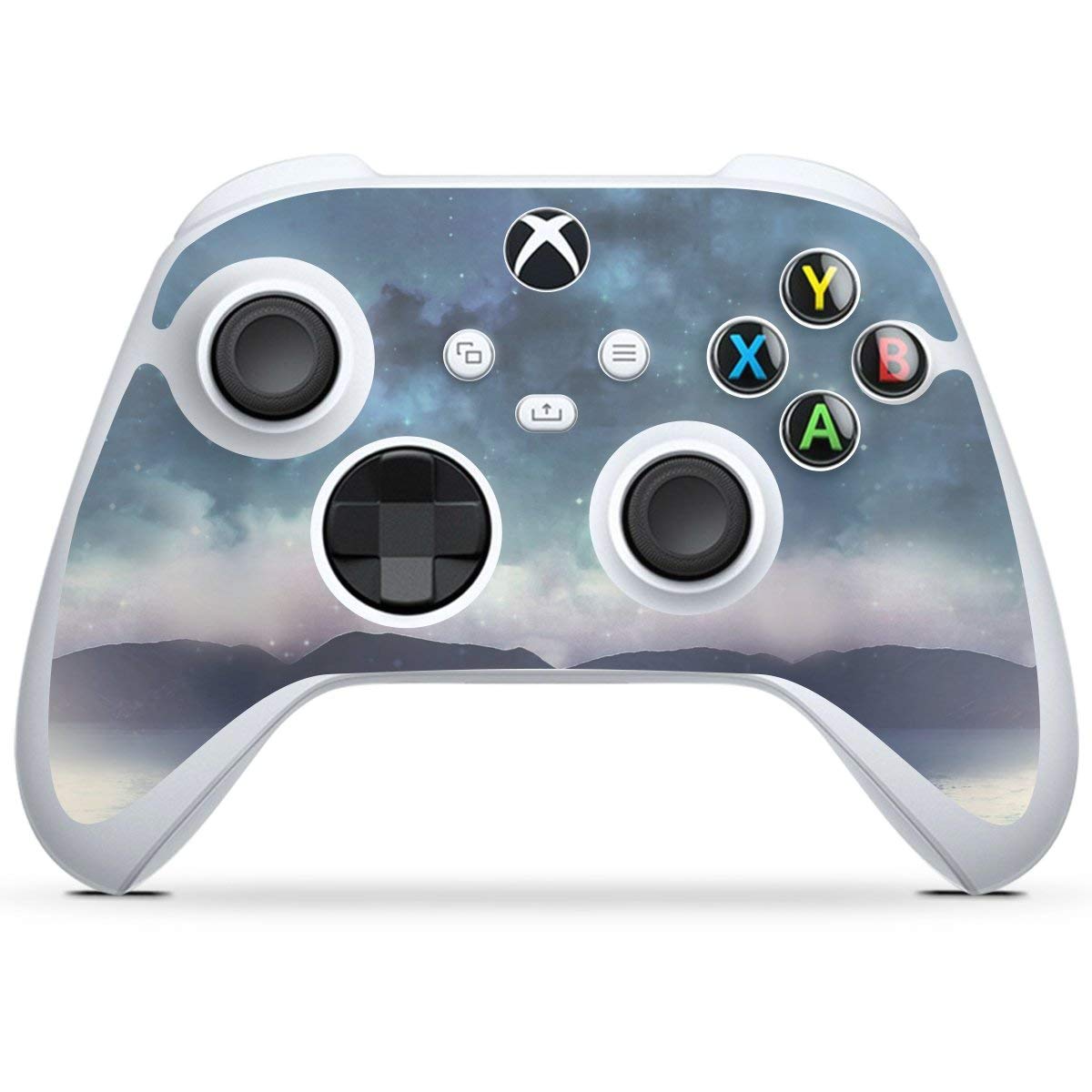 DeinDesign Skin Compatible with Microsoft Xbox Series S Controller - Protective Sticker with Astrology Space Moon Design - Perfect for Gaming, Personalization, and Gift Giving