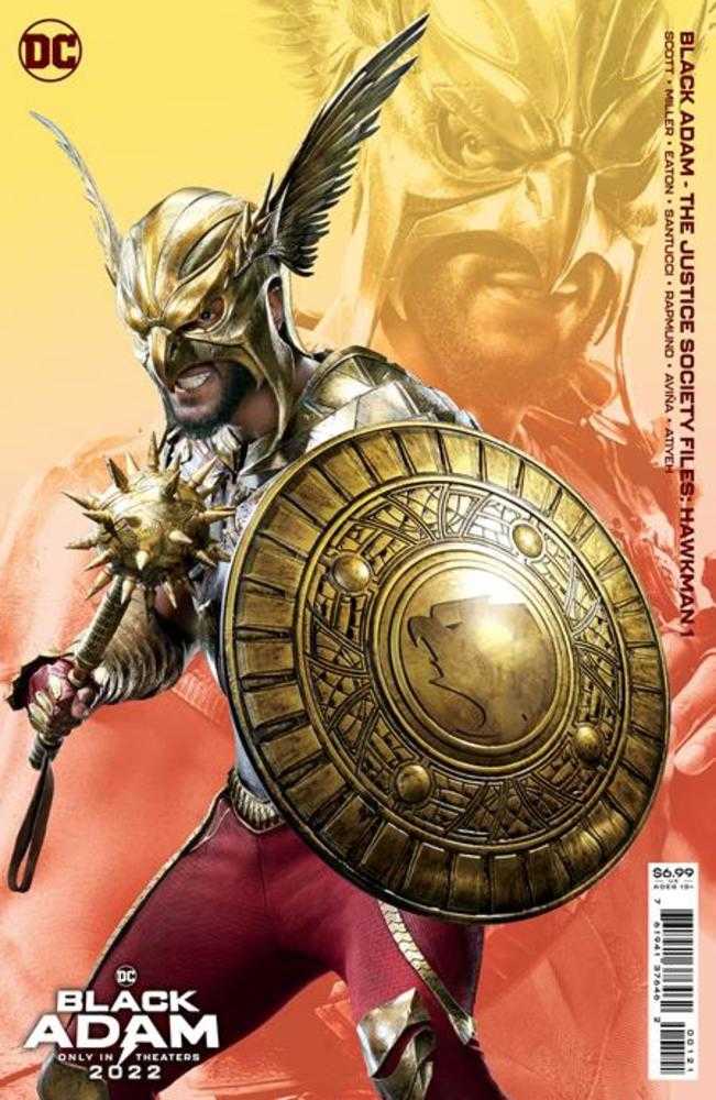 Black Adam Justice Society Files Hawkman #1 One Shot - Cover B Photo Card Stock Variant | DC Comics Collectible for Fans & Display