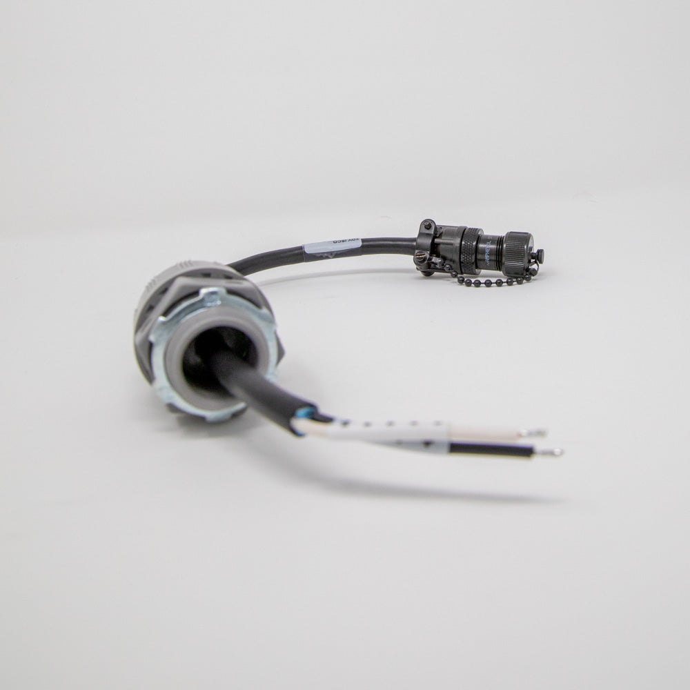 1FT DC Power Cable with Cord Grip Fitting - Heavy Duty Power Cord for Electronics, CCTV, LED Lights - Secure Connection for Home & Office Use