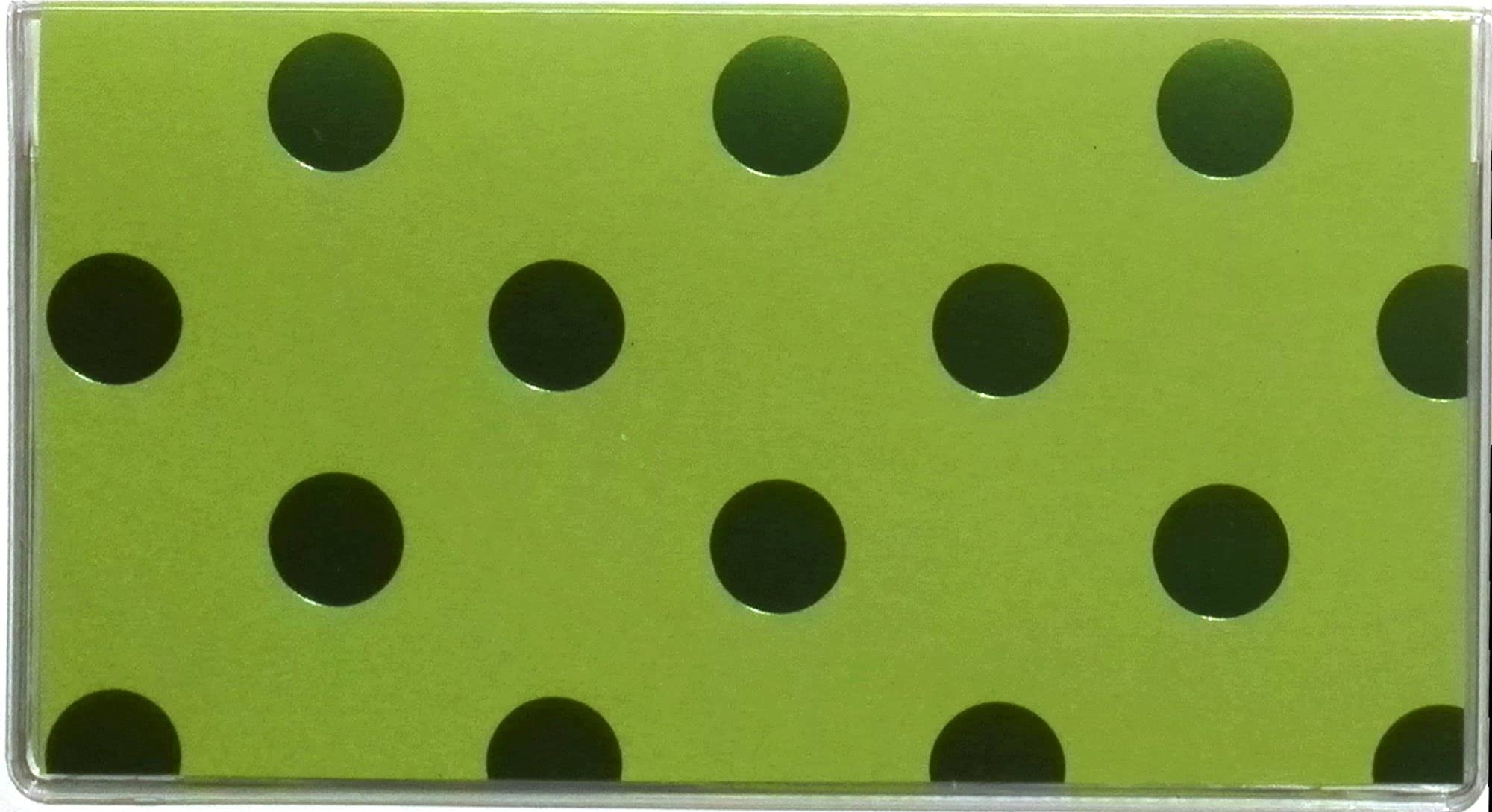 2023-2025 3 Year Pocket Planner with Notepad - Green Polka Dot Design | Compact Monthly Calendar for Students, Professionals & Organizing | Perfect for School, Office & Personal Planning