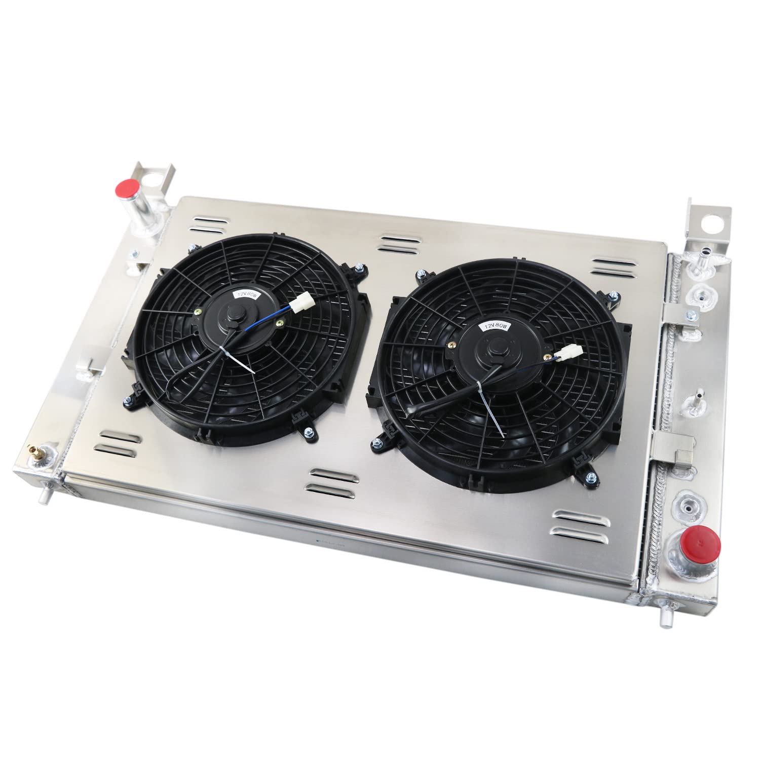 High-Performance Aluminum Radiator with Dual 12