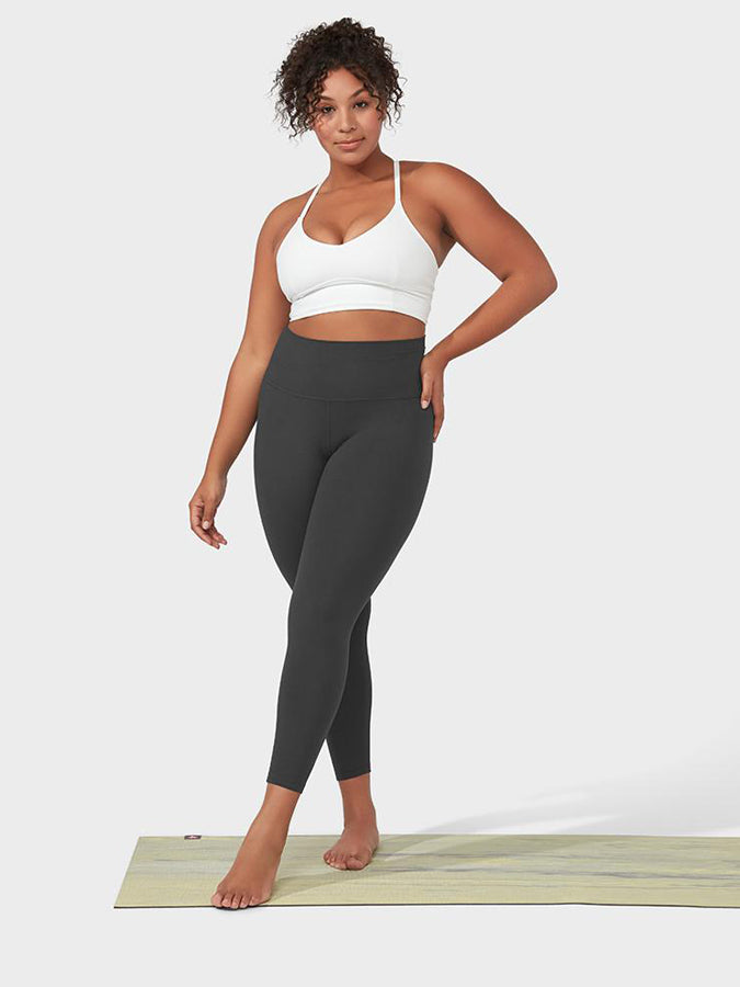 Manduka Foundation High Rise Women's Leggings - Yoga Pants for Women with Tummy Control - Perfect for Yoga, Pilates, Gym & Everyday Wear