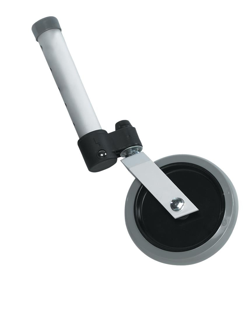 5 Inch Heavy Duty Swivel Caster Wheels with Brake - Locking Casters for Furniture, Carts, Workbenches & Industrial Equipment - Smooth Rolling & Durable for Home, Office, Warehouse Use