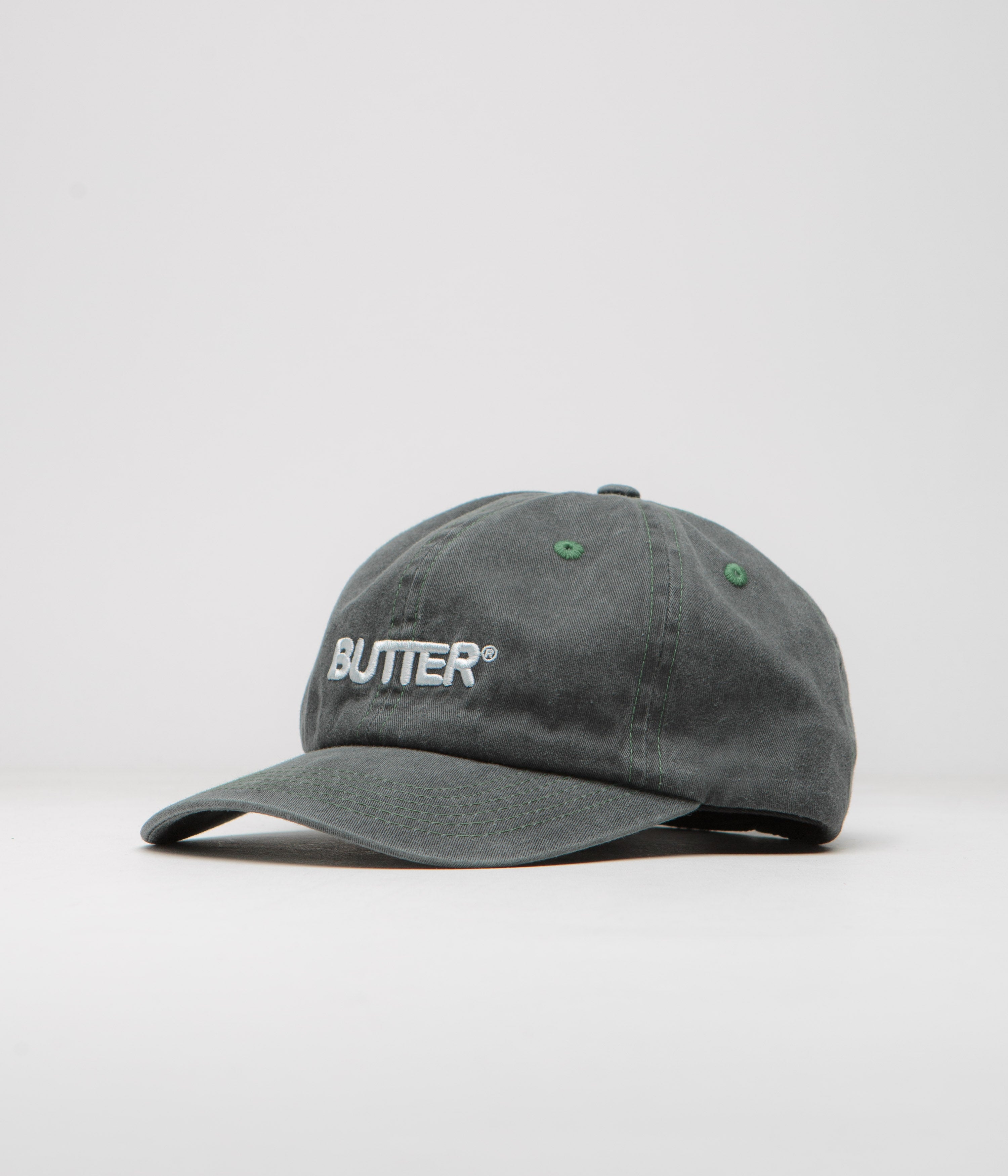 Butter Goods Rounded Logo Baseball Cap - Black Adjustable Dad Hat for Men & Women - Perfect for Casual Wear, Outdoor Activities & Sports