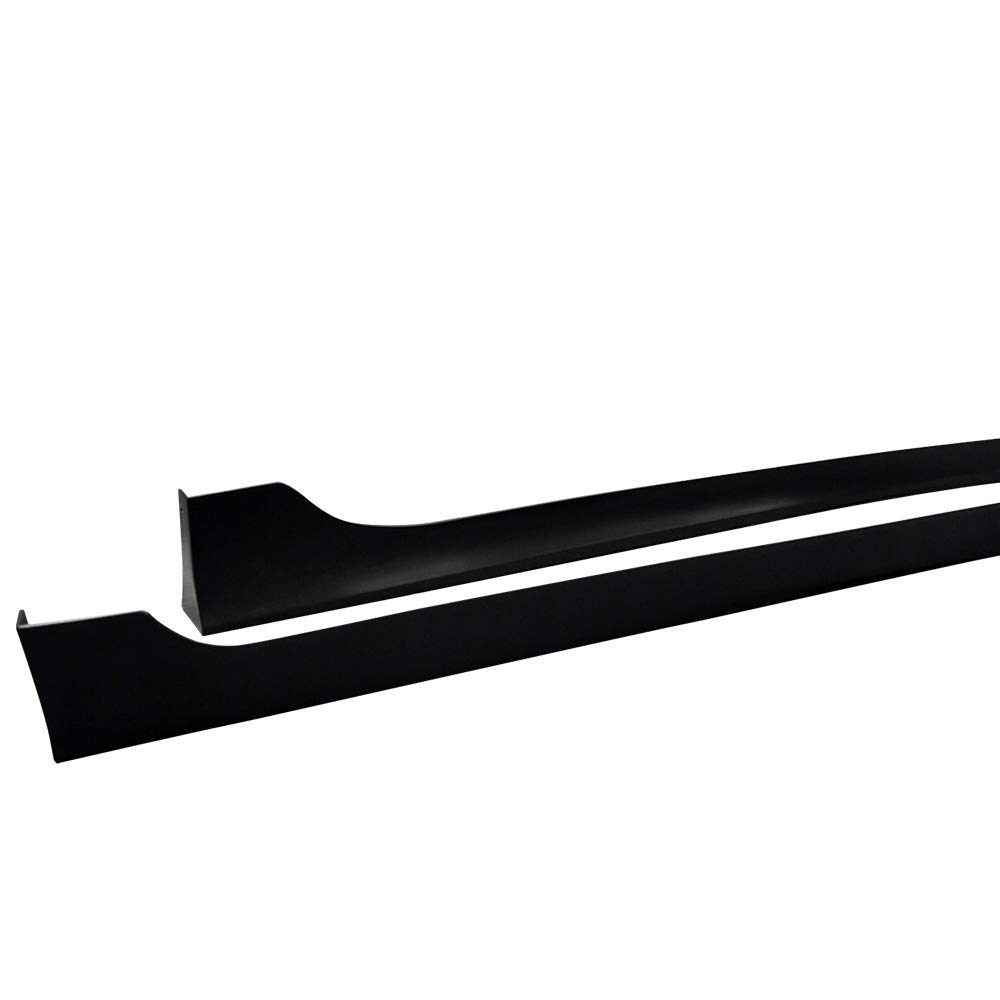 IKON MOTORSPORTS Side Skirts for 2013-2017 Honda Accord - Black PP Rocker Panel Molding, Air Dam & Bumper Lip Splitter | Perfect for Car Customization & Performance Enhancement