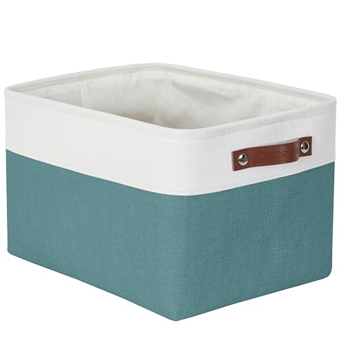Teal and White