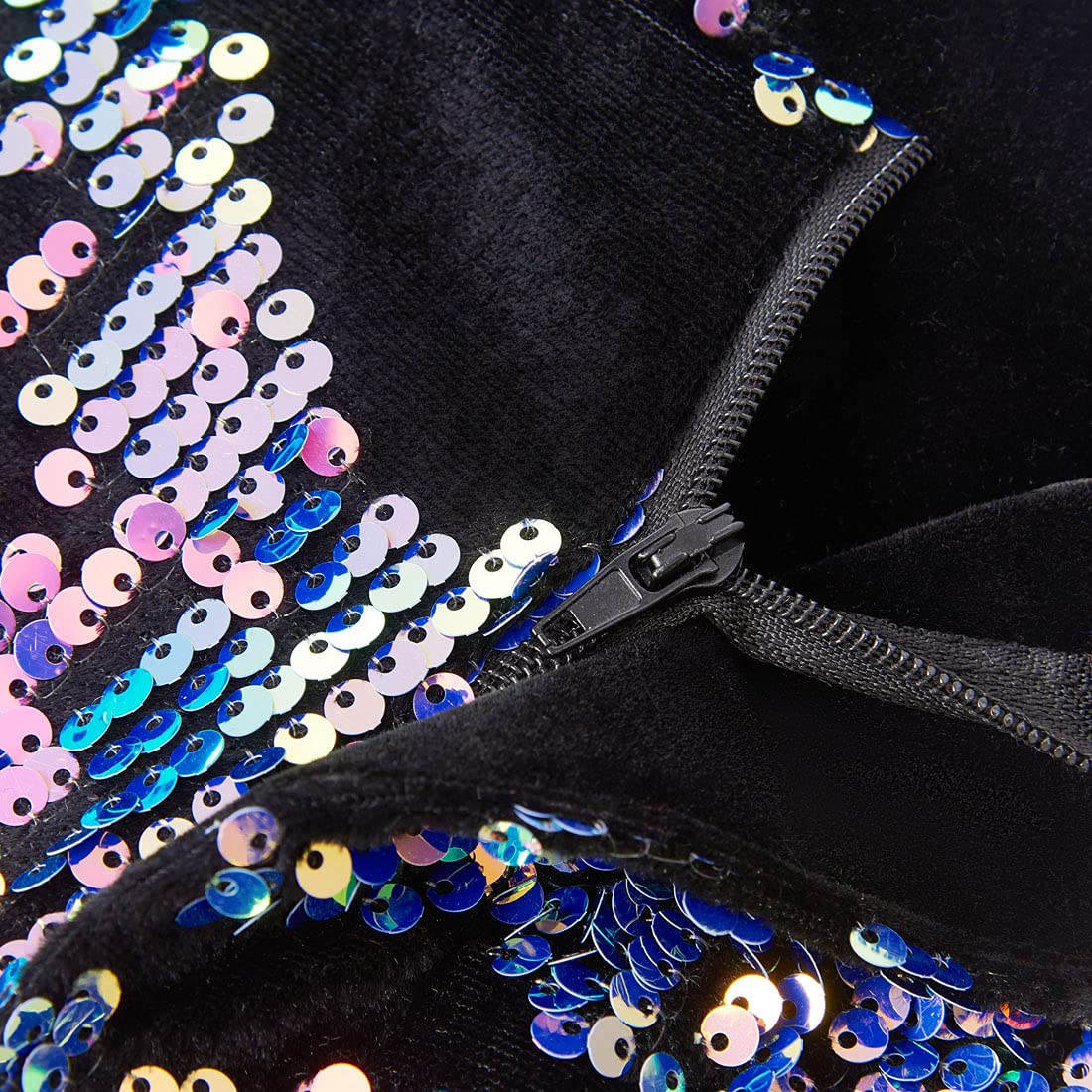 Men's Fashion Floral Glitter Sequin Velvet Pants - Stylish Party & Evening Wear for Holidays, Weddings & Special Occasions