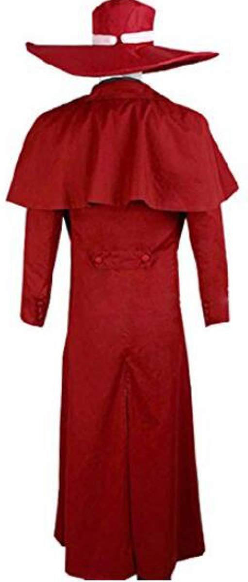 Anime Alucard Cosplay Costume for Men - Red Uniform Suit Outfit | Halloween, Cosplay Events & Anime Conventions