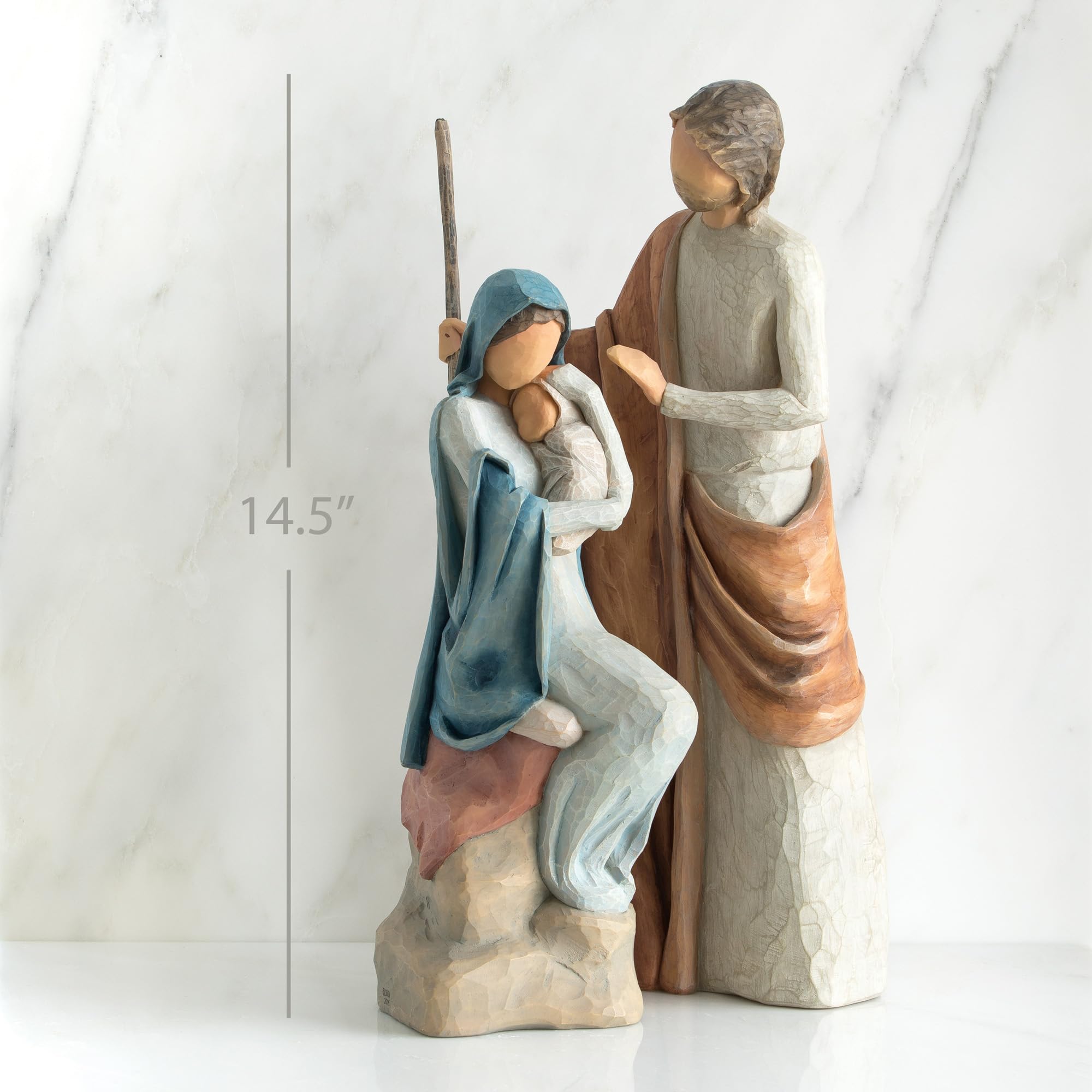 Willow Tree The Christmas Story Complete Large-Scale 6-Piece Nativity Set - Handcrafted Religious Figurines for Holiday Home Decor & Church Displays - Perfect for Christmas Celebrations, Gift Giving & Family Traditions