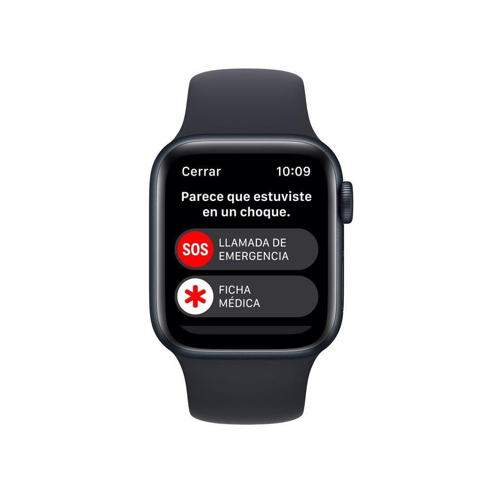 Apple Watch SE (GPS + Cellular) 40mm Midnight Aluminum Case with Midnight Sport Band - One Size - Perfect for Fitness Tracking & Everyday Wear