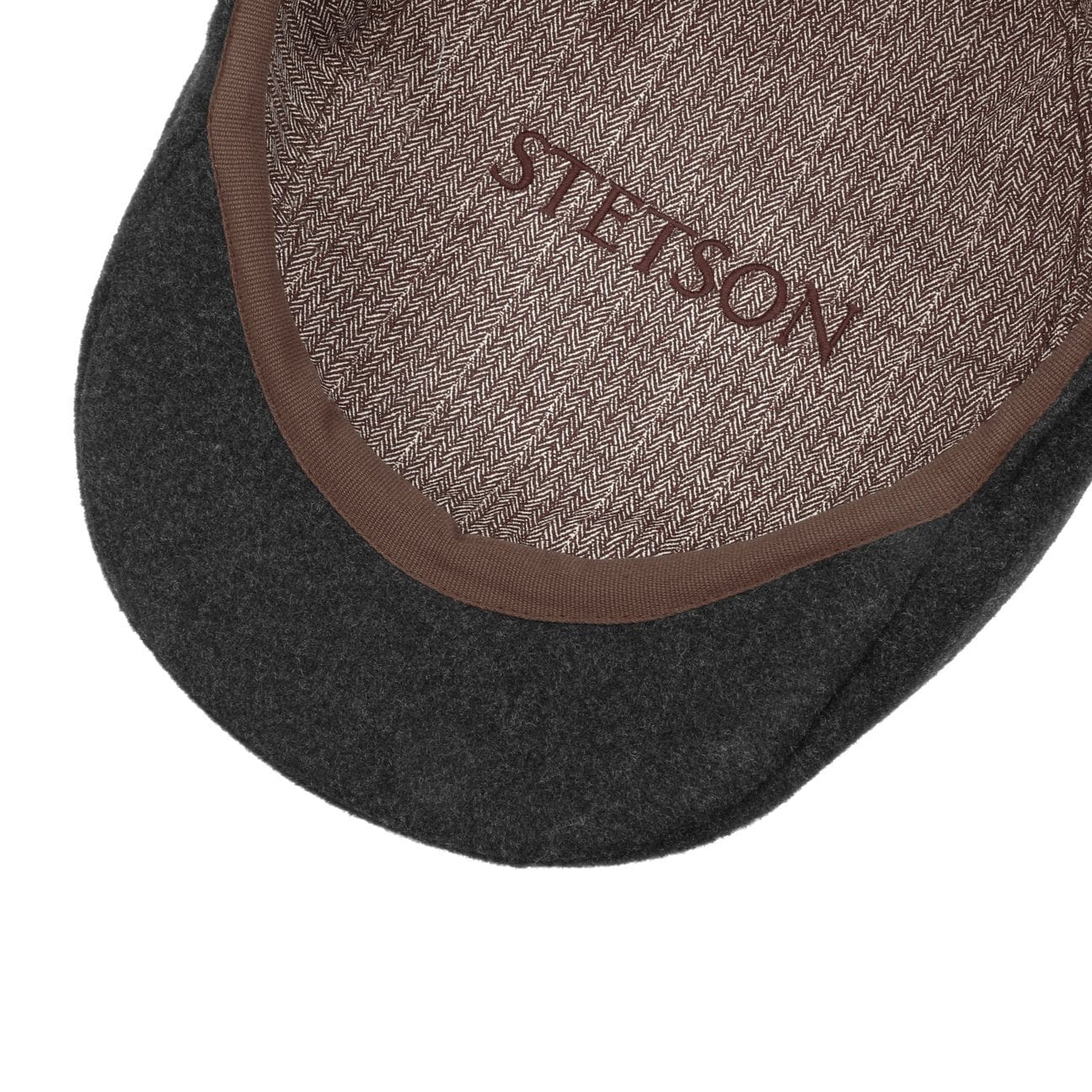 Stetson Reid Wool Flat Cap with Cashmere - Classic Men's Winter Hat for Outdoor Activities, Travel & Casual Wear