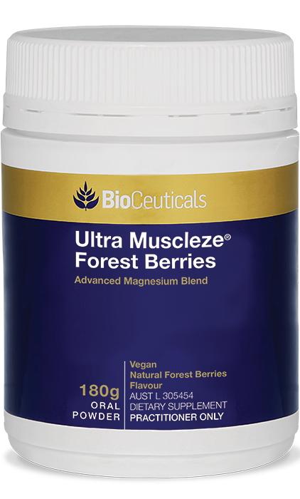 BioCeuticals Ultra Muscleze Forest Berries Powder - Premium Muscle Recovery & Performance Supplement for Athletes & Fitness Enthusiasts - Ideal for Post-Workout Recovery & Strength Training Support