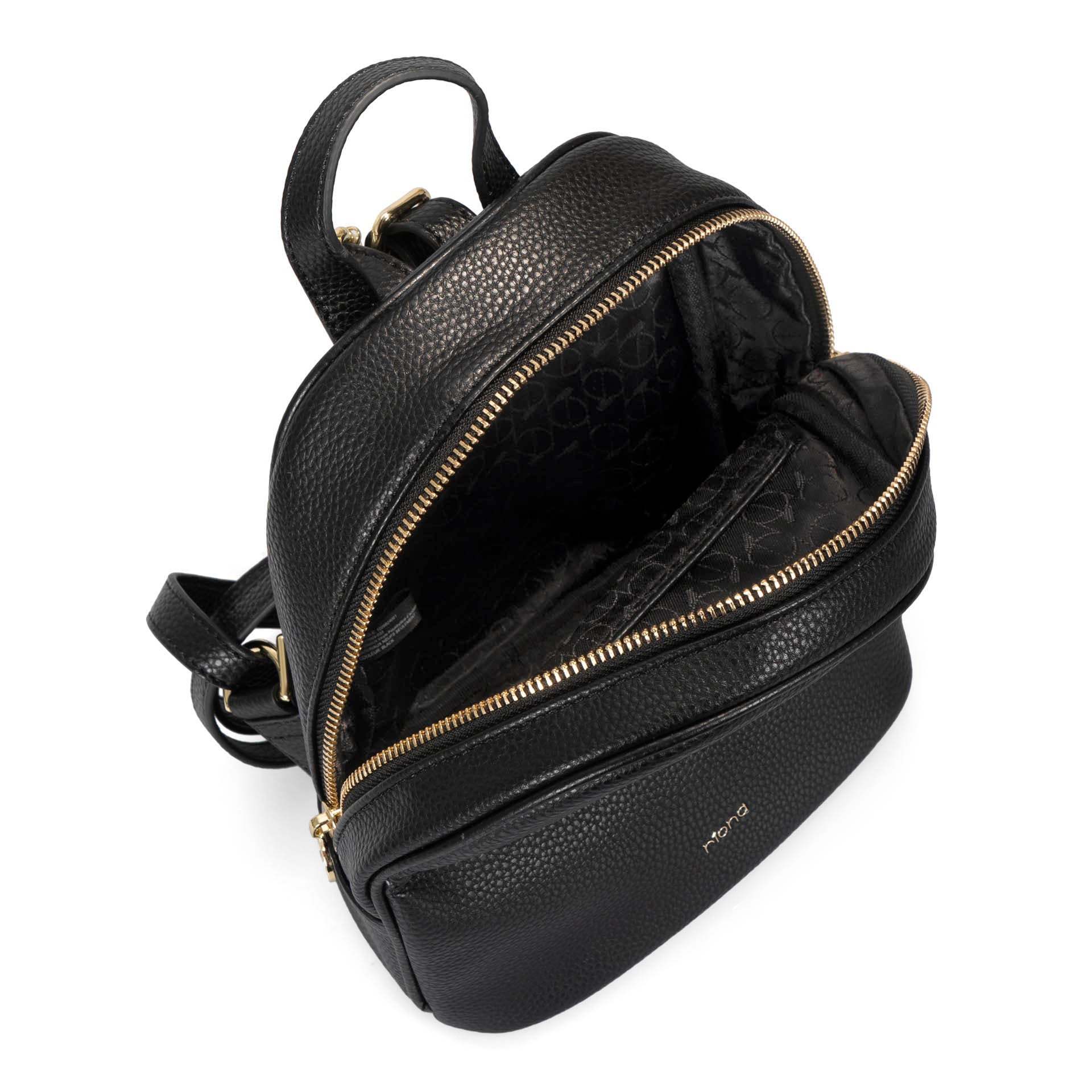 Riona Mia RFID Blocking Mini Backpack for Women - Anti-Theft Small Travel Bag, Lightweight & Water-Resistant - Perfect for Commuting, Travel, and Daily Use (Black)