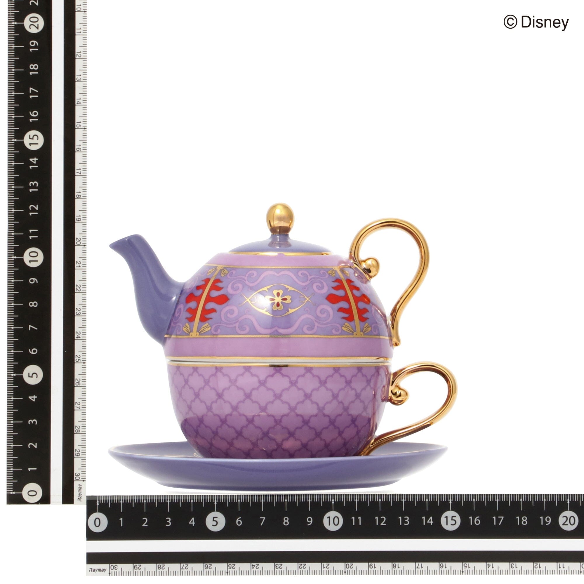 Disney Aladdin Magic of Chemistry Tea Set - Ceramic Teapot with Cup for One - Perfect for Kids Tea Parties, Disney Themed Gifts & Collectibles